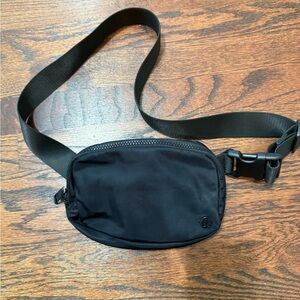 Black Crossbody Belt Bag